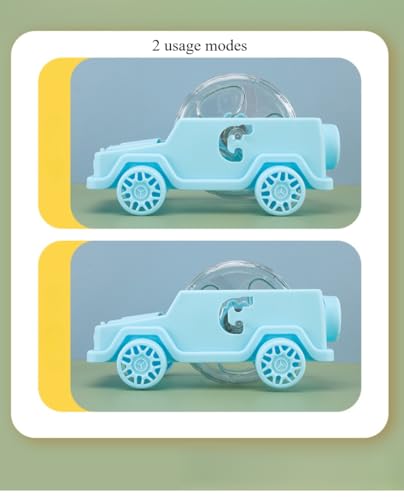 Hamster-Laufrad, Auto-Form, Laufrad, Hamsterübung, Kunststoff, Laufrad (Rosa, S)