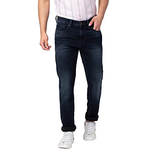 Image of Spykar Men's Rover Regular Fit Mid Rise Casual Jeans