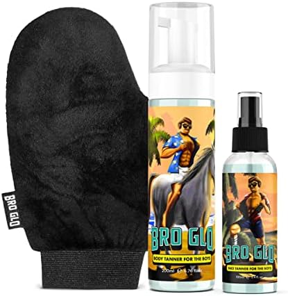 Bro Glo Self Tanner for Men Starter Bundle