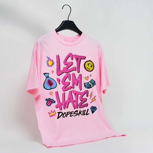 Image of DopeSkill Graphic Tee Streetwear Hip Hop Hypebeast Unisex T-Shirt Sneaker Colour Matching Shirts Inspired Motivation Quotes