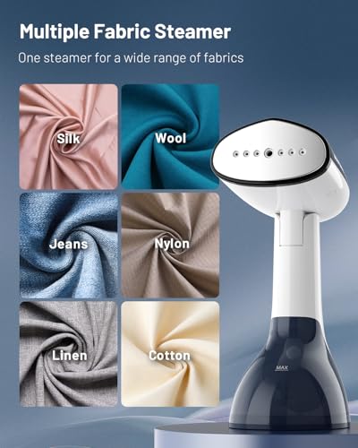 image for BEAUTURAL Steamer for Clothes, Portable Handheld Garment Fabric Wrinkl