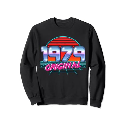 Original 1979 Retro 44 Cumpleaños Vaporwave Style 44 Años Sudadera