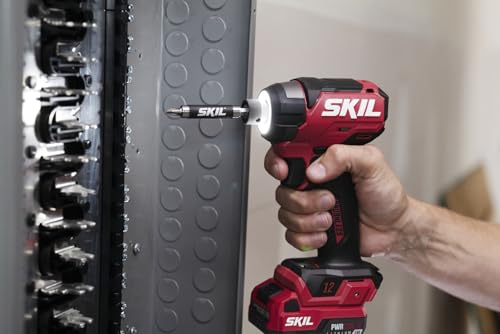 SKIL 12V Brushless Cordless 1/4-Inch Compact Impact Driver Kit Including 2.0Ah USB-C Battery and 20W Charger - ID6744A-11 thumbnail 4
