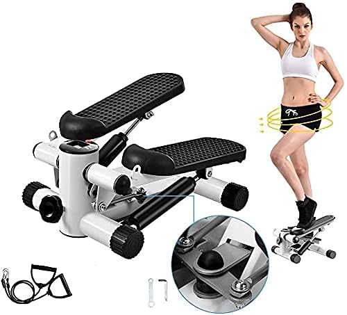 BLURISM Mini Stepper Home Exercise Machine Fitness Cardio Trainer Steppers for Leg Thigh Toner Workout and Arm Full Body Training with Removable Resistance Bands, Display Monitor, Anti-Slip Foot Pedal (B0CRPB8JPP) Amazon Price History, Amazon Price Tracker
