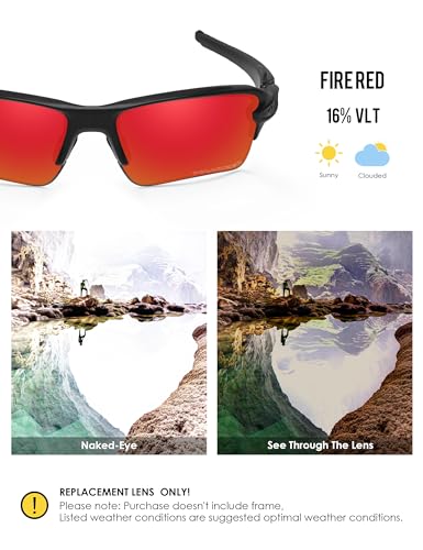Image of BLAZERBUCK Anti Salt Replacement Lenses & Sock Kit for Oakley Flak 2.0 XL OO9188 Sunglasses