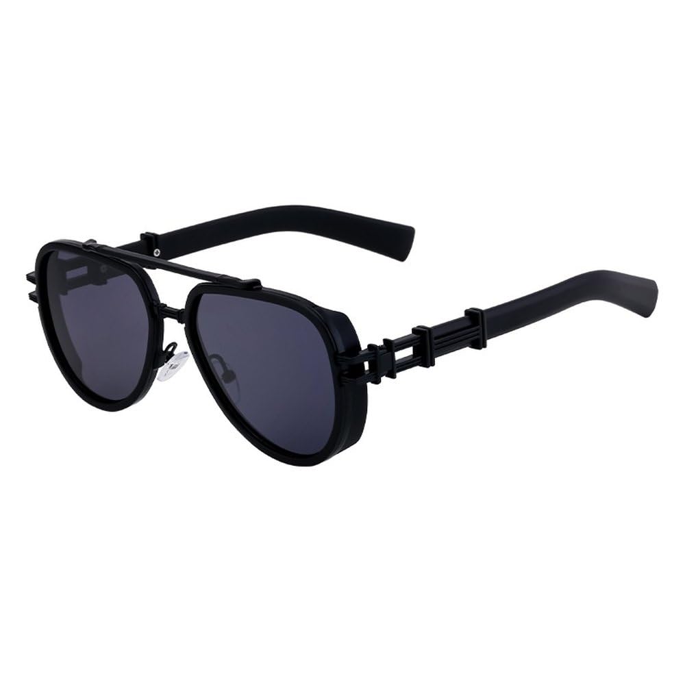 Modne kwadratowe okulary przeciwsłoneczne pilotki, modne damskie, klasyczny styl, okulary vintage, moda