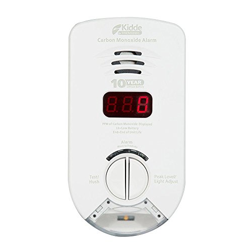 Kidde Carbon Monoxide Detector, AC-Plug-In with Lithium Battery Backup, Digital Display, Night Light & Escape Light