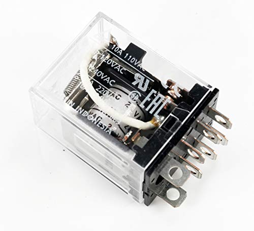 Omron LY2-AC24 (Pack of 2) General Purpose Relay, 53.8 mA at 50 Hz and 46 mA at 60 Hz Rated Load Current, 24 VAC Rated Load Voltage