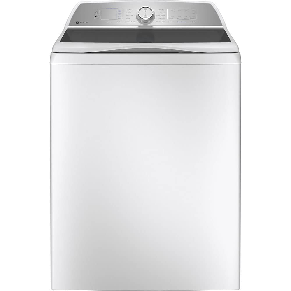 28-Inch Top Load Smart Washer, 5.0 Cu. Ft., 12 Wash Cycles, 7 Wash Options, Smarter Wash Technology, Wi-Fi Enabled, Smart FlexDispense™White