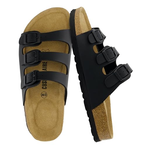 Sandales Lela CUSHIONAIRE contre les pieds fatigués semelle liège ergonomique