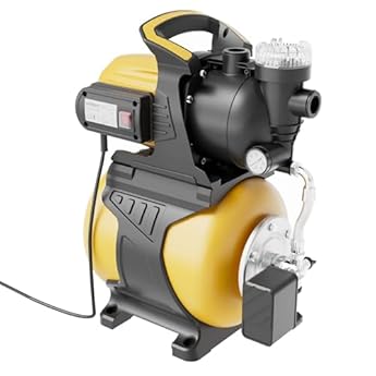 Wiltec Autoclave con serbatoio uso domestico a membrana, 19 l, 1000 W, pompa per acqua automatica da 3500 l/h con pressostato e prefiltro, prevalenza 44 m, profondità di aspirazione di 8 m: vedi il prezzo e le caratteristiche Foto di Wiltec Autoclave con serbatoio uso domestico a membrana, 19 l, 1000 W, pompa per acqua automatica da 3500 l/h con pressostato e prefiltro, prevalenza 44 m, profondità di aspirazione di 8 m