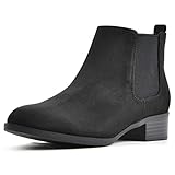 WHITE MOUNTAIN Shoes Women's Gabby Boot, Black/Fabric, 8 M