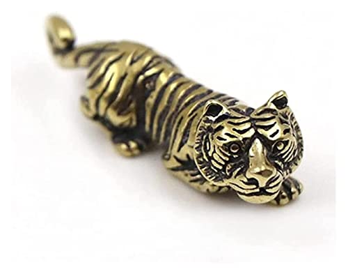 Statue tigre bronze RLKHXBS style rétro pour salon et cabinet