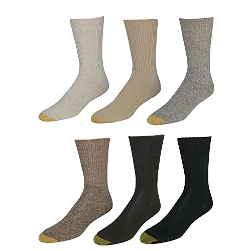 Gold Toe Women's Classic Turn Cuff Multipairs Socks, Oatmeal, One Size Plus
