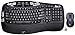 Logitech MK550 Wireless Wave K350 Keyboard and MK510Â Laser Mouse Combo â€” Includes Keyboard and Mouse, Long Battery Life, Ergonomic Wave Design and Wireless Mouse