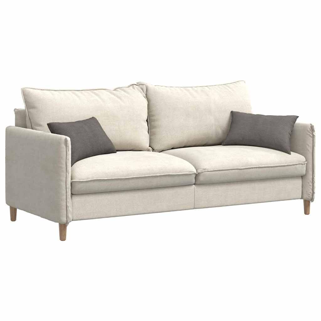 Set di 2 Cuscini da Divano in Velluto a Coste Grigio 50x30 cm | Coppia di morbidi cuscini rettangolari con imbottitura inclusa e fodera sfoderabile per soggiorno e camera da letto.