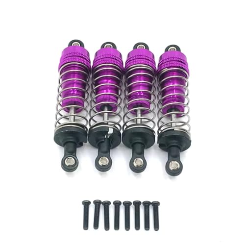 Amortisseurs métalliques pour Wltoys 144001 suspension anodisée violette