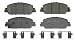 Wagner QC1654 Disc Brake Pad Set