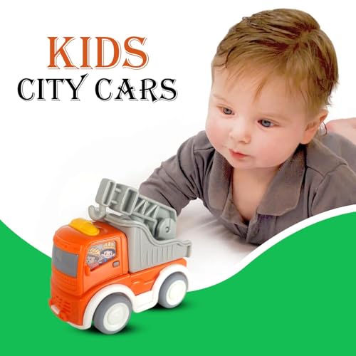 Image of Galaxy Hi-Tech Construction City Vehicle Toy Set - Set of 3 Pull Back Vehicles for Kids 3+ Years - Enhances Hand-Eye Coordination & Sparks Imagination - Fun Play for Boys & Girls