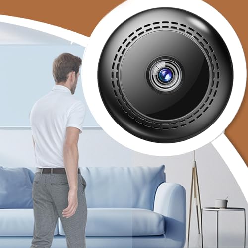 SVCEQZE Caméras sans Fil pour la sécurité Domestique, caméra de sécurité sans Fil - Night Vision Security Smart House Camera | Cam d'alarme à la Maison intérieure avec Application de téléphone à – Image 4