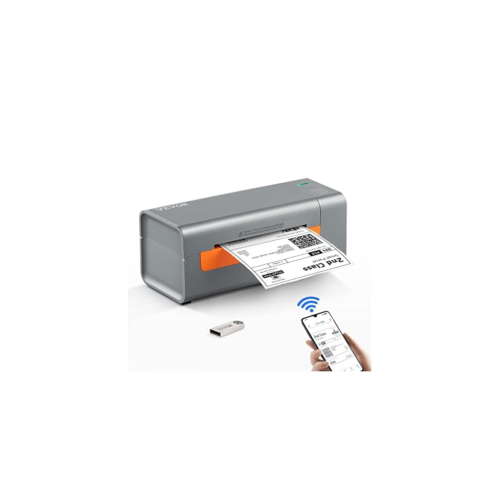 VEVOR-Bluetooth-Thermal-Label-Printer-Wireless-Shipping-Label-Printer-wAutomatic-Label-Recognition-Support-WindowsMacOSLinuxChromebookAndroidiOS-Compatible-with-USPS-Amazon-Ebay-Etsy-etc