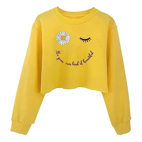 G-Amber Girls Crop Tops Sweatshirt Cover