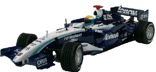 Williams F-1 FW28 N° 16 SCX Slot compatible Scalextric évitez les sorties de piste en course