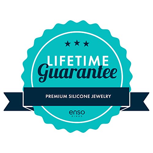 Enso Rings Stackable Braided Silicone Wedding Ring – Hypoallergenic Unisex Stackable Wedding Band – Comfortable Minimalist Band – 2.5Mm Wide, 8Mm Thick (Misty Grey, Size 7) #TOP6