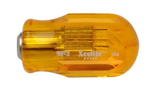 Xcelite 993 Stubby Handle For Interchangeable Blades, 13/16" Diameter, 2" Length