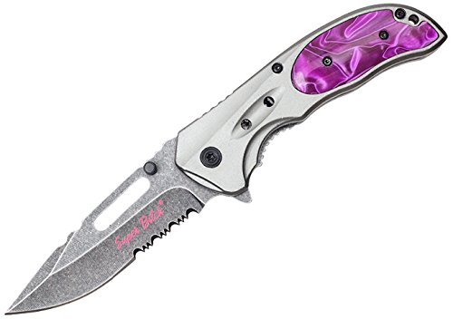 WartechYC-S-8203-PK Buckshot Assisted Open Classic Design Folding Knife, 8"