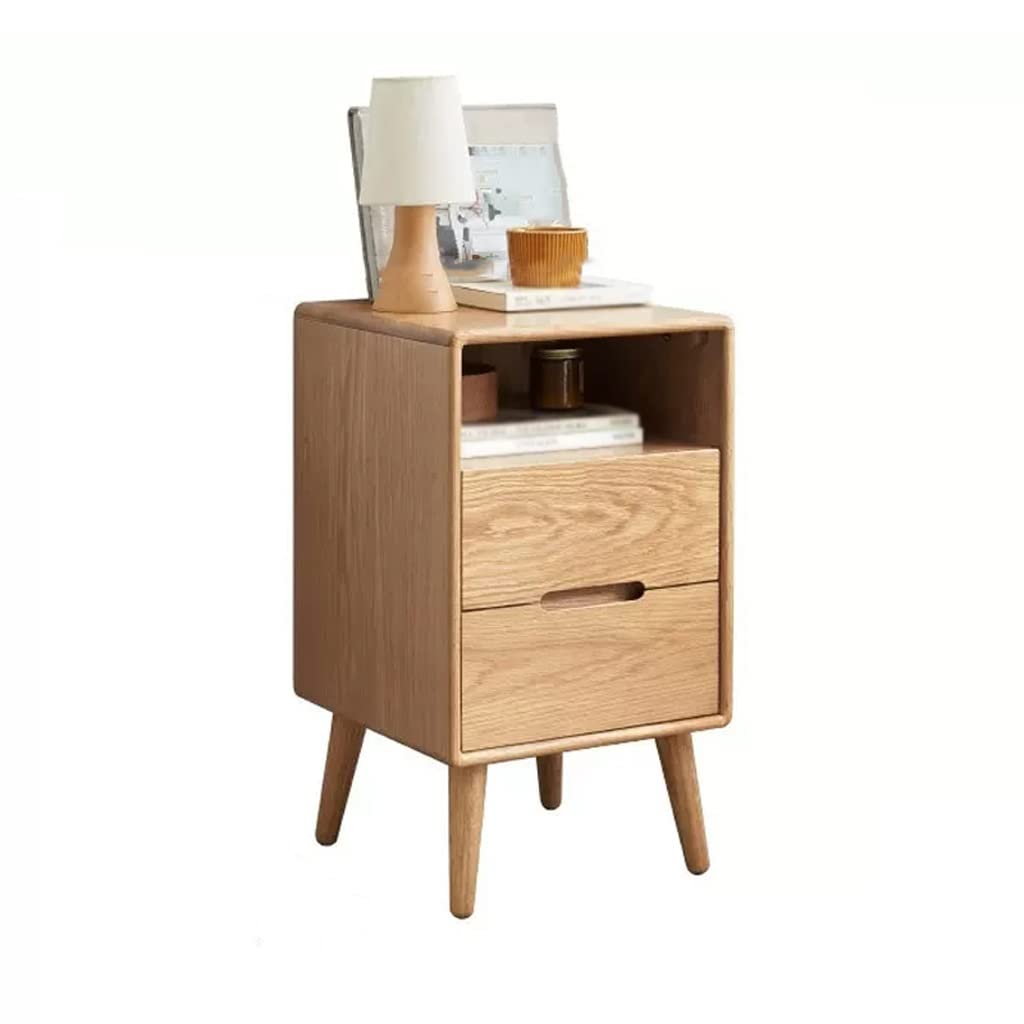 BHGFYXBS Side Tables Bedroom Home Creative Living Room Storage Cabinet With Double Drawer Ultra-Narrow Storage Cabinet Bedroom Bedside Cabinet Bedside Tables,A-35 * 35 * 60cm