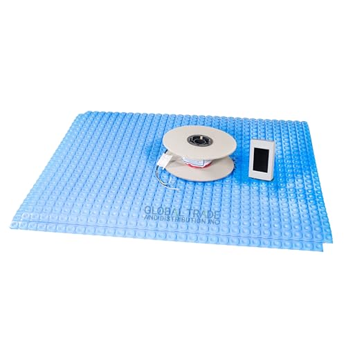 All-in-one Electric Radiant Floor Heating Kit 20 Sq Ft 240V with 2855301 Thermo Connect WiFi Programmable Thermostat, Heat Uncoupling Membrane, Underfloor Heat Cable, Safe Installation Tools