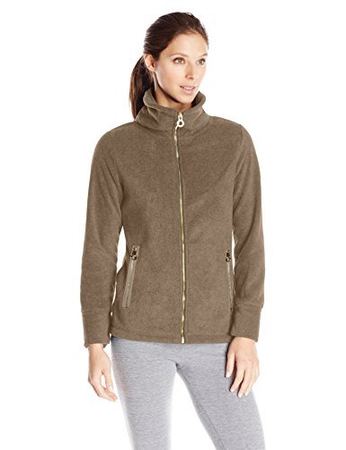 Calvin Klein Performance Women's Polar-Fleece Jacket with Metal Trims