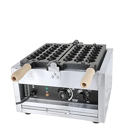 Canded Haws Elektrischer Waffeleisen 1400 W Spieße Waffelmaschine Haarige Eier Waffeleisen für profis und heimwerker