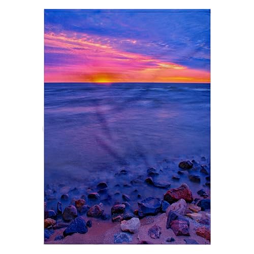 3dRose Canada, Manitoba, Winnipeg. Sunrise on Lake