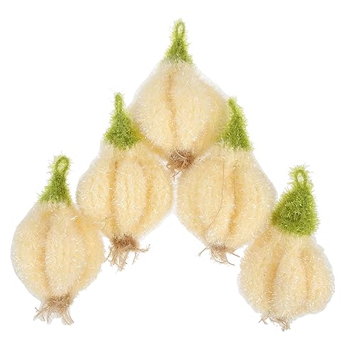 Alipis 5 Piezas Paño De Cocina De Acrílico Absorbente Exfoliante para Platos Ultra Pisos De Plato Fregado Suave Lavar Platos Conformado Trapo para Fregar Platos Vistoso Esponja Limpieza