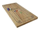 Four Track Cribbage Board Card Game