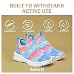 Hurley Kids Camby Lightweight Slip-on Sneakers, Walking, Basketball, Tennis, Running Shoes for Kids, Breathable Slip On Sports Shoes for Boys & Girls, with Padded Insole & Non-Slip Rubber Outsole - Image 5