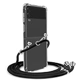 YESPURE Case for Samsung Galaxy Z Flip 3 with Adjustable Crossbody Shoulder Strap,Lanyard Phone Case