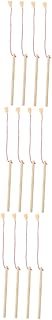 Toyvian 12 Pçs Vara De Pesca De Madeira Crianças Vara De Pesca Montessori Jogo De Captura De Madeira Brinquedo De Pesca Magnética Piscina Vara De Pesca Brinquedo De Pesca Crianças