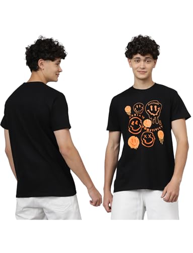 T-shirt imprimé coton LookMark pour style urbain décontracté moderne