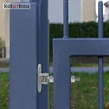 KOTARBAU® Zawias Regulowany - Zawias Wkręcany Do Bram Furtek - Gwint M16 - Stal - Zestaw 2 SZT