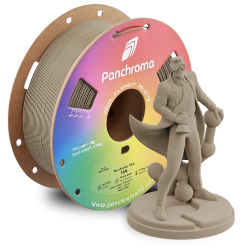Image of Polymaker Panchroma PLA Tan 3D Printer Filament, 1.75mm, 1kg Spool, Easy to Print, High Speed Printing, Tangle Free, AMS Compatible, Perfect for Toys, Decor, Miniatures, Models & Cosplay