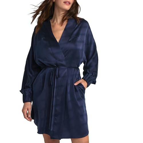 Lunya Washable Silk Robes for Women – Lightweight Short Robes with Pockets, Removable Belt & Interior Tie – Multiple Colors
