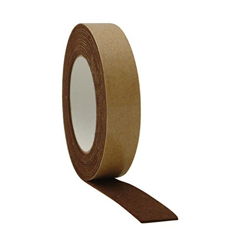 FindTape Polyester Felt Tape [1mm thick felt] (FELT-06): 1 in. x 75 ft. (Black)