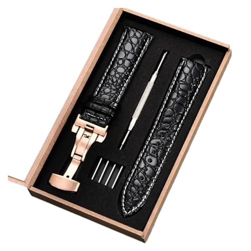 [ȓX] p^[U[vXgbvXeX|o^tCobN 18 ~[g 20 ~[g 22 ~[g 24 ~[grWlXvohMtg{bNX(Black-A-rose gold,18mm)