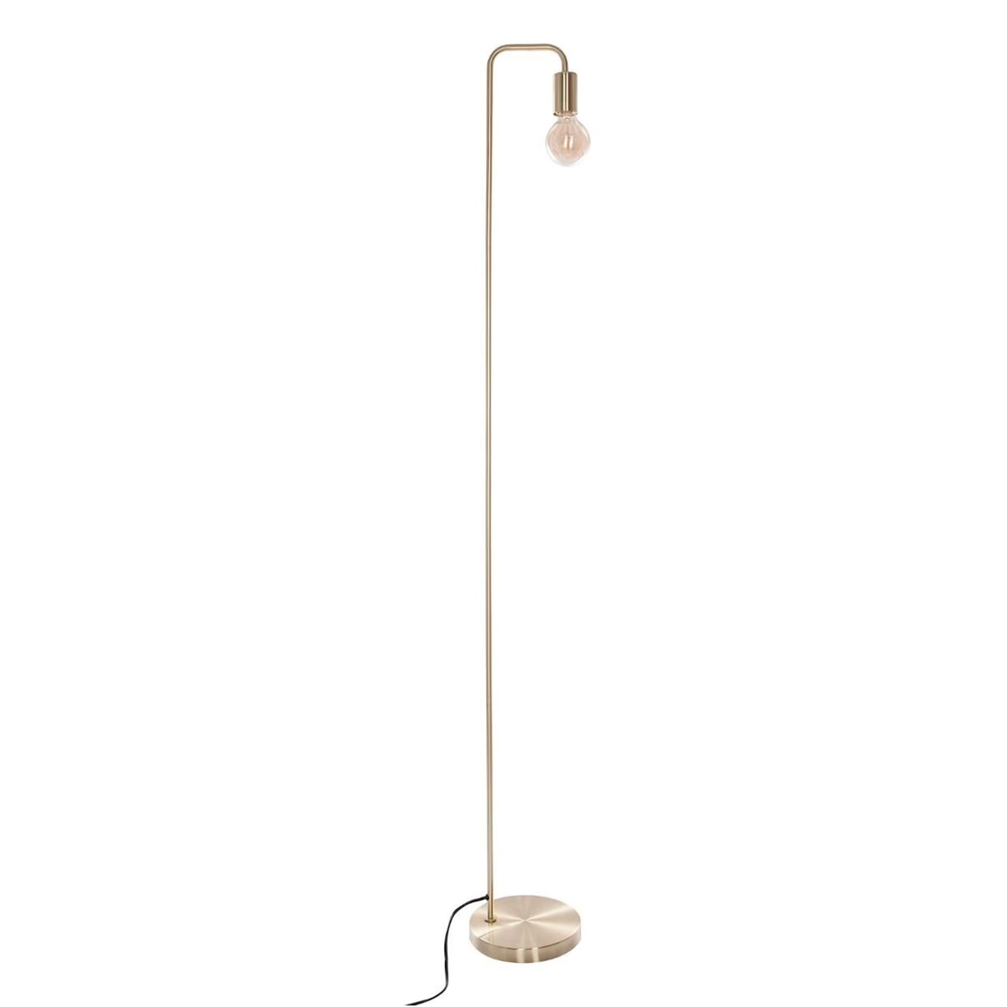 WELL HOME Gold Metal Floor Lamp H.150cm