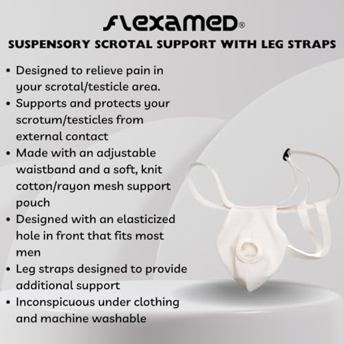 Soporte Escrotal Suspensorio FlexaMed Grande miniatura 7