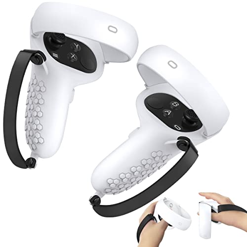MIMMDOR Controller Points Covers Set Silicone VR Touch Controller Grip Protector avec des Sangles à articulations réglables Accessoires à Manches de Protection compatibles avec Mate / 2 Cover