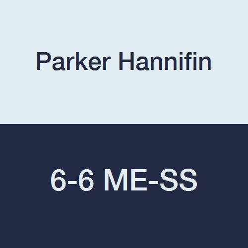Parker 6-6 ME-SS Stainless Steel 316 Pipe Fitting, 90 Degree Elbow, 3/8" NPT Male x 3/8" NPT Male (Pack of 5)